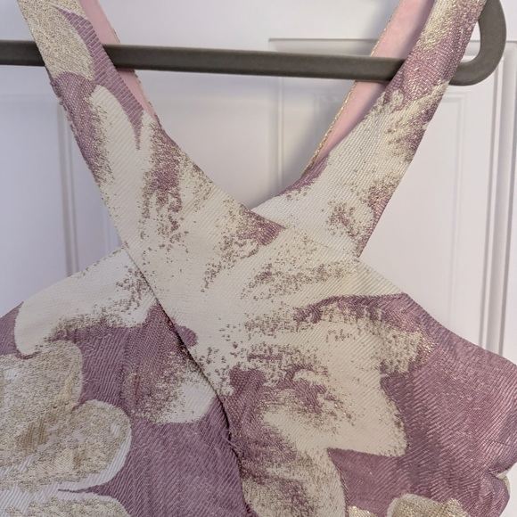 Miss Behave Girls Floral Kids Dress in Pink, Cream & Gold. Size 12 Nordstrom - Picture 4 of 8